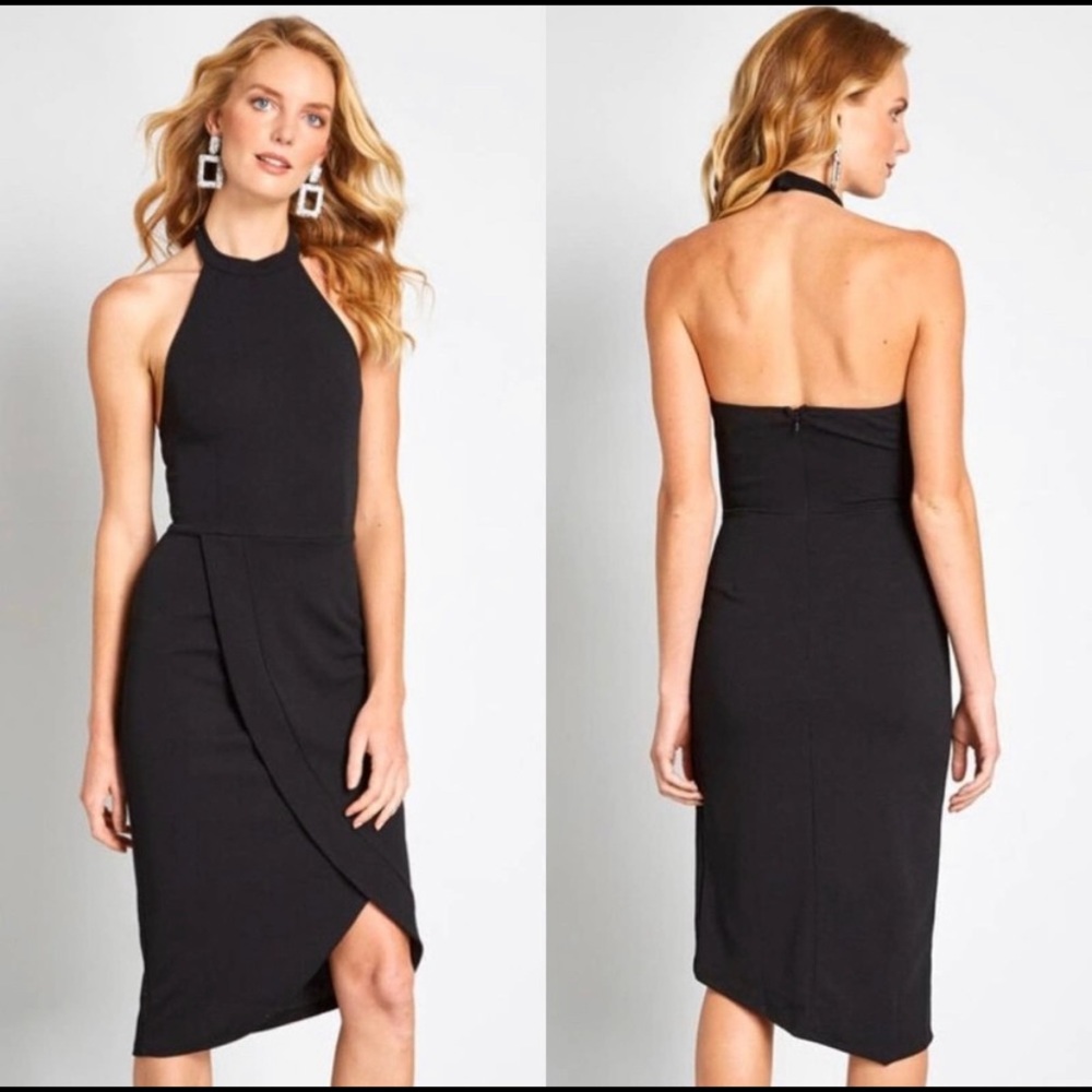 Exceptional at all angles sheath cocktail dress Medium Black